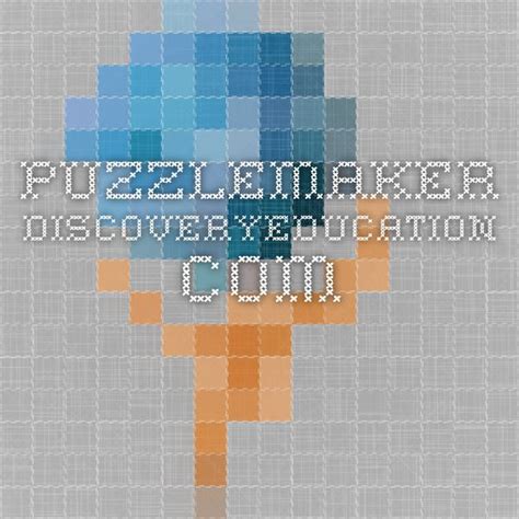 puzzle chanel|Discovery Channel puzzle maker.